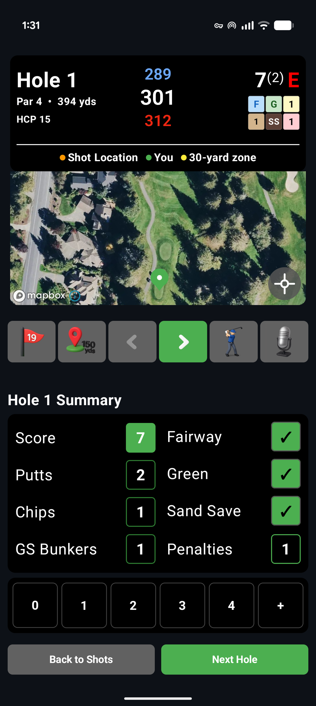 Phone Scoring View